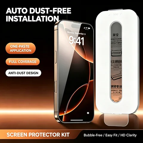 AR Privacy Tempered Glass Screen Protector Glare Full Coverage Protective Film For iPhone 17 16 15 Pro Pro Max Plus