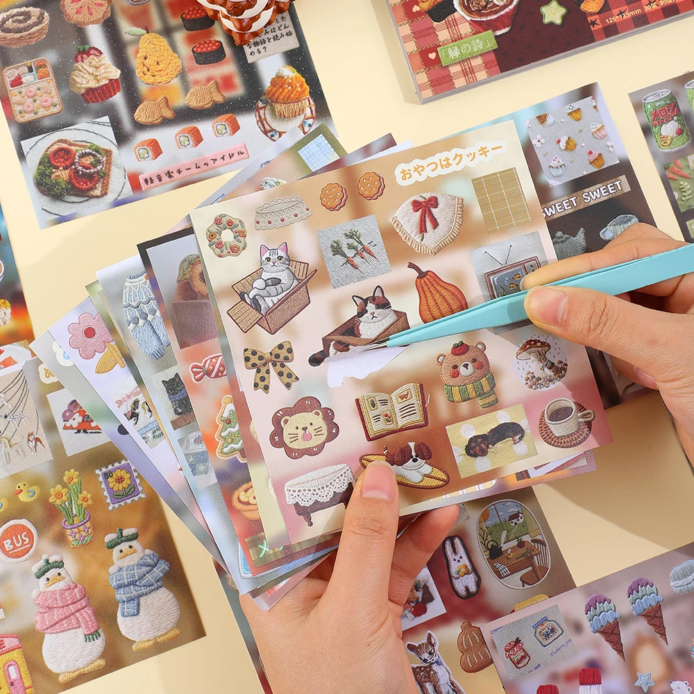كتاب ملصقات بتصميم التطريز 30 - مراجعة Embroidery Journal Book وسعره