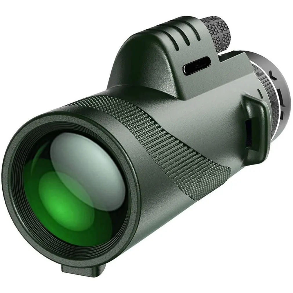 HD ثنائي التركيز أحادي تلسكوب المحمولة أحادي تلسكوب للحياة البرية مشاهدة الطيور التنزه التخييم دروبشيبينغ بالجملة