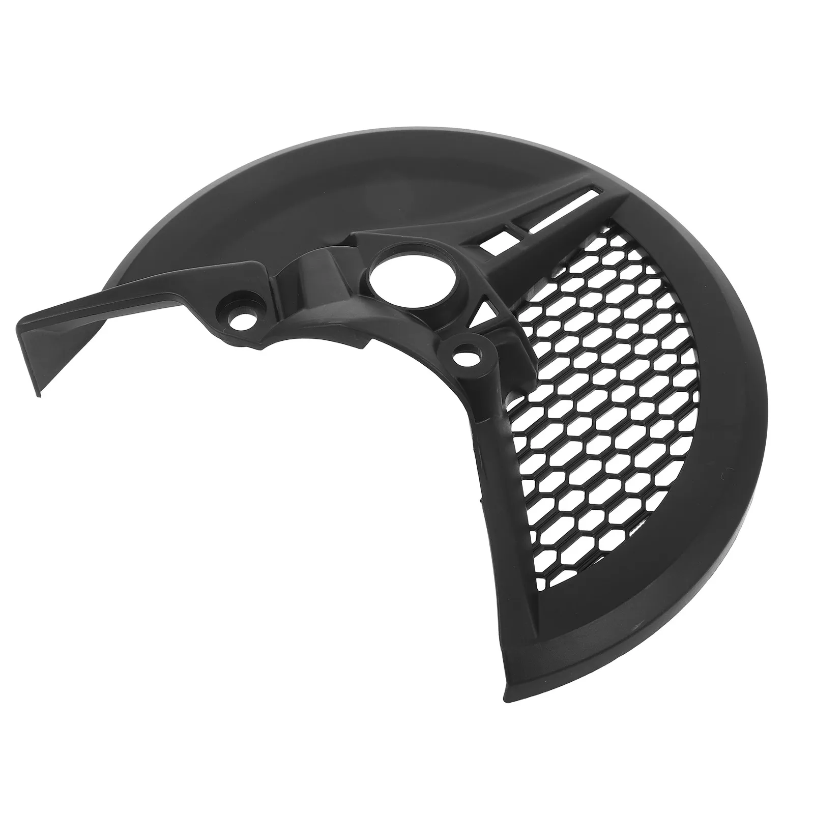 Front Brake Rotor Cover for Motorcycle - PP Disc Guard Protector Against Stones Debris Extends Lifespan Modern Aesthetic Disc
