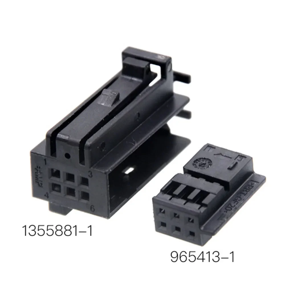 5PCS 6P Black Car Connector Controller Plug-in 965413-1 Plastic Shell Jacket 1355881-1