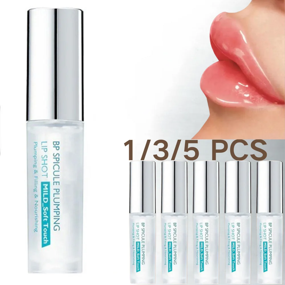 4ml BP Spicule Plumping Lip Oil Natural Plant Deep Moisturizing Reduce Lip Wrinkles Volume Lip Essence Lips Enhancer