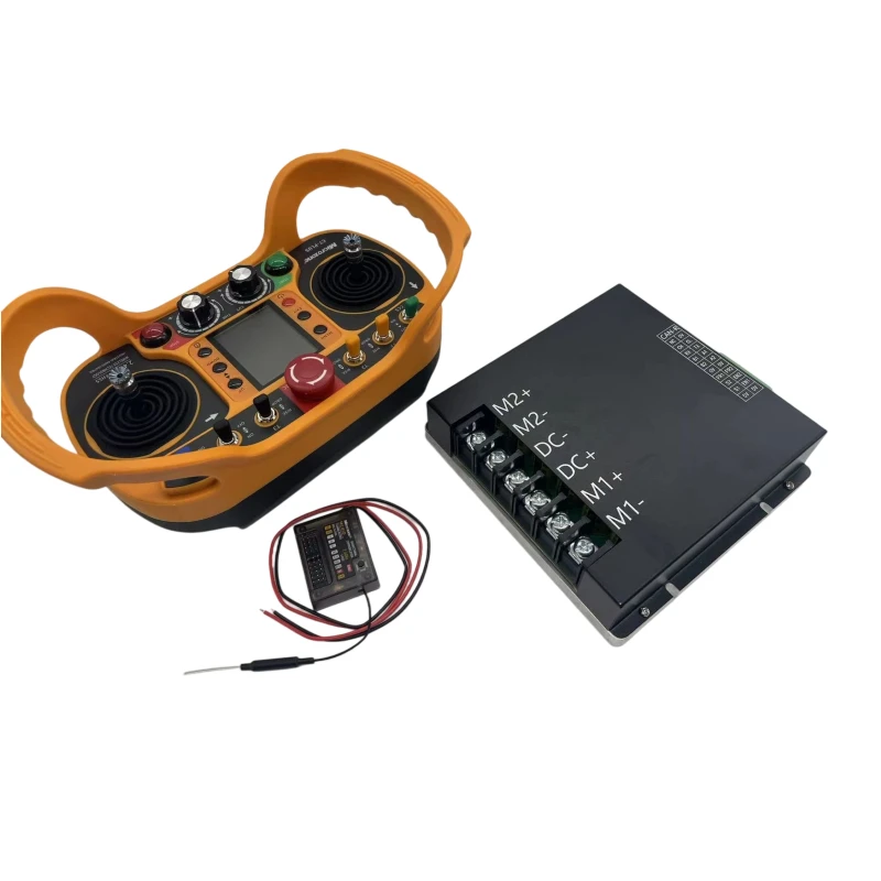 LKDS481002 Dual Channel Brushed DC Motor Driver 12 to 48V 100A Peak with Remote Controller Support