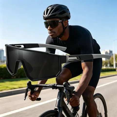 AIELBRO Sports Sunglasses for Men Women Protection Running Cycling Fishing Baseball Outdoor Eyewear