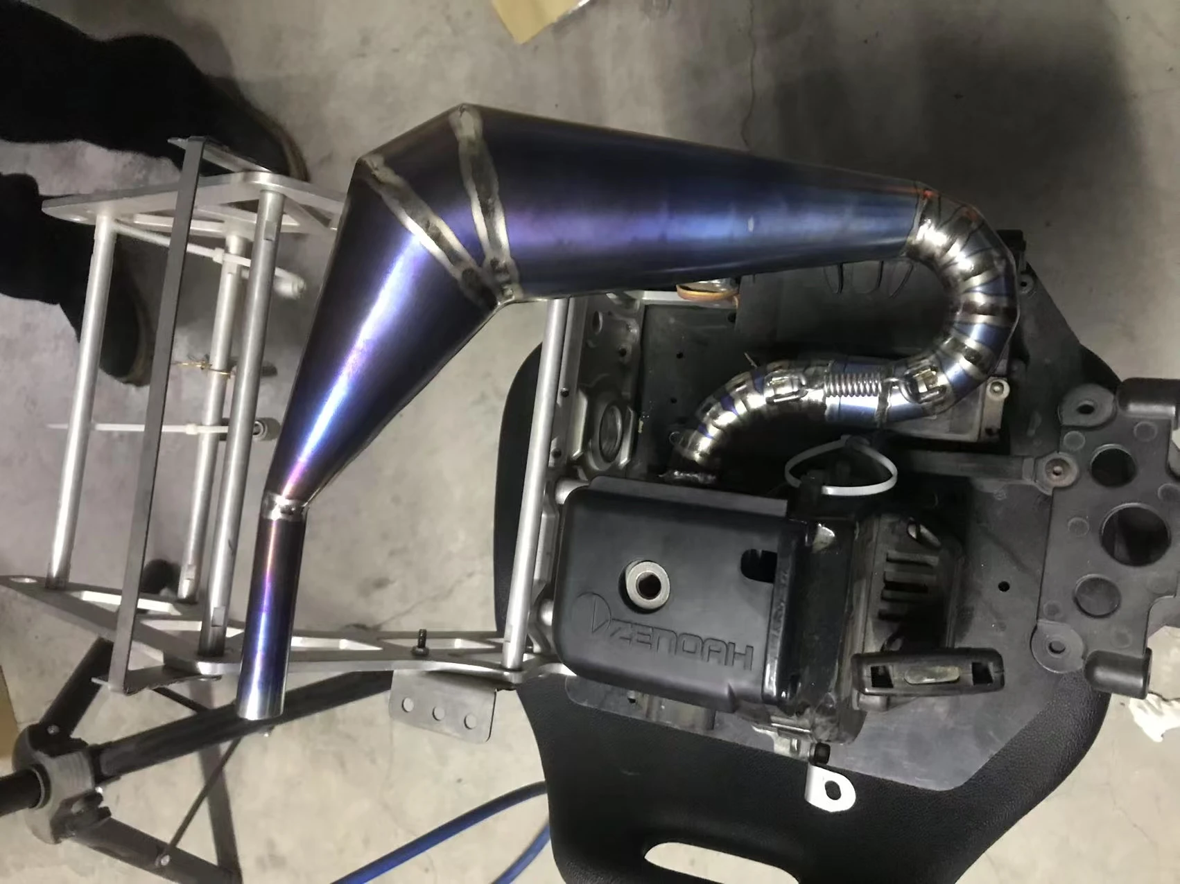 Car Titanium Alloy Exhaust & Fittings Titanium Alloy Front Connection Pipe