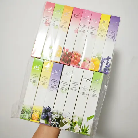Bilashmart 30/15PCS Cuticle Oil Pen Nail Revitalizer Nutrition Oil 15 Smells Nail Treatment Soften Nourish Manicure Nail Care Product Set