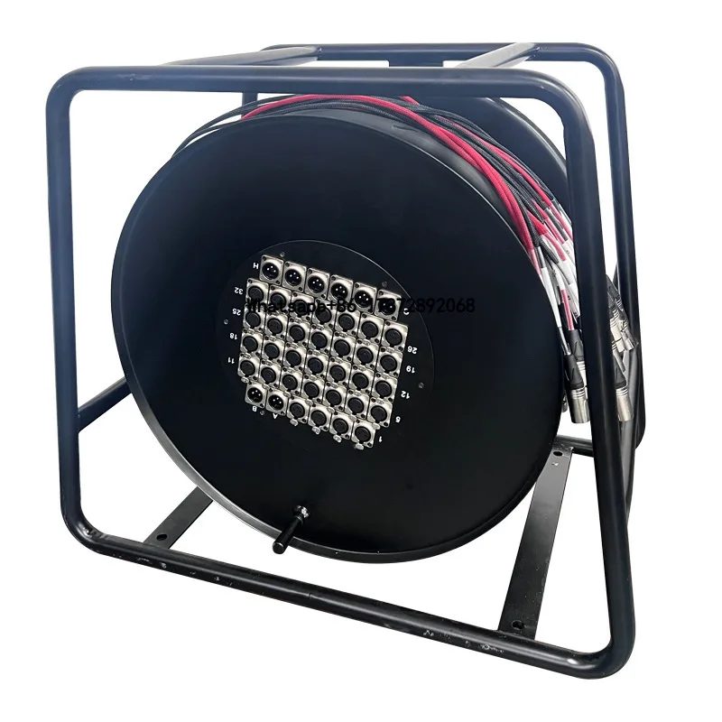 XLR Cable Car Snake 40-Channel Audio & Lighting Signal Line Stage Durable Metal Construction 1 Year Warranty