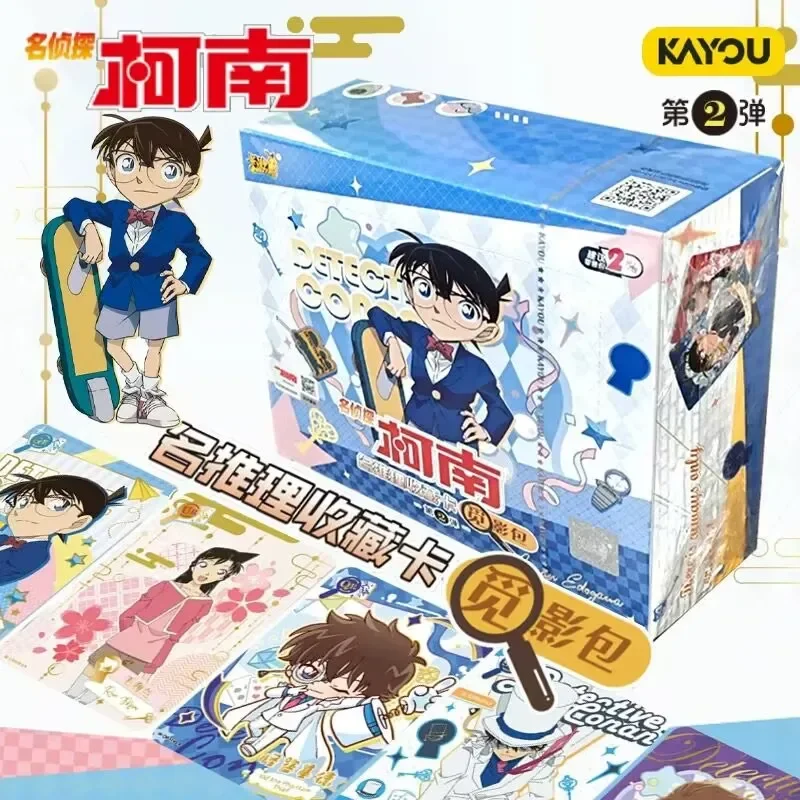 KAYOU Genuine Detective Conan Vol.2 Shadow Seek Pack Cards Kudo Shinichi Mouri Ran Themed Gift Set for Collectors