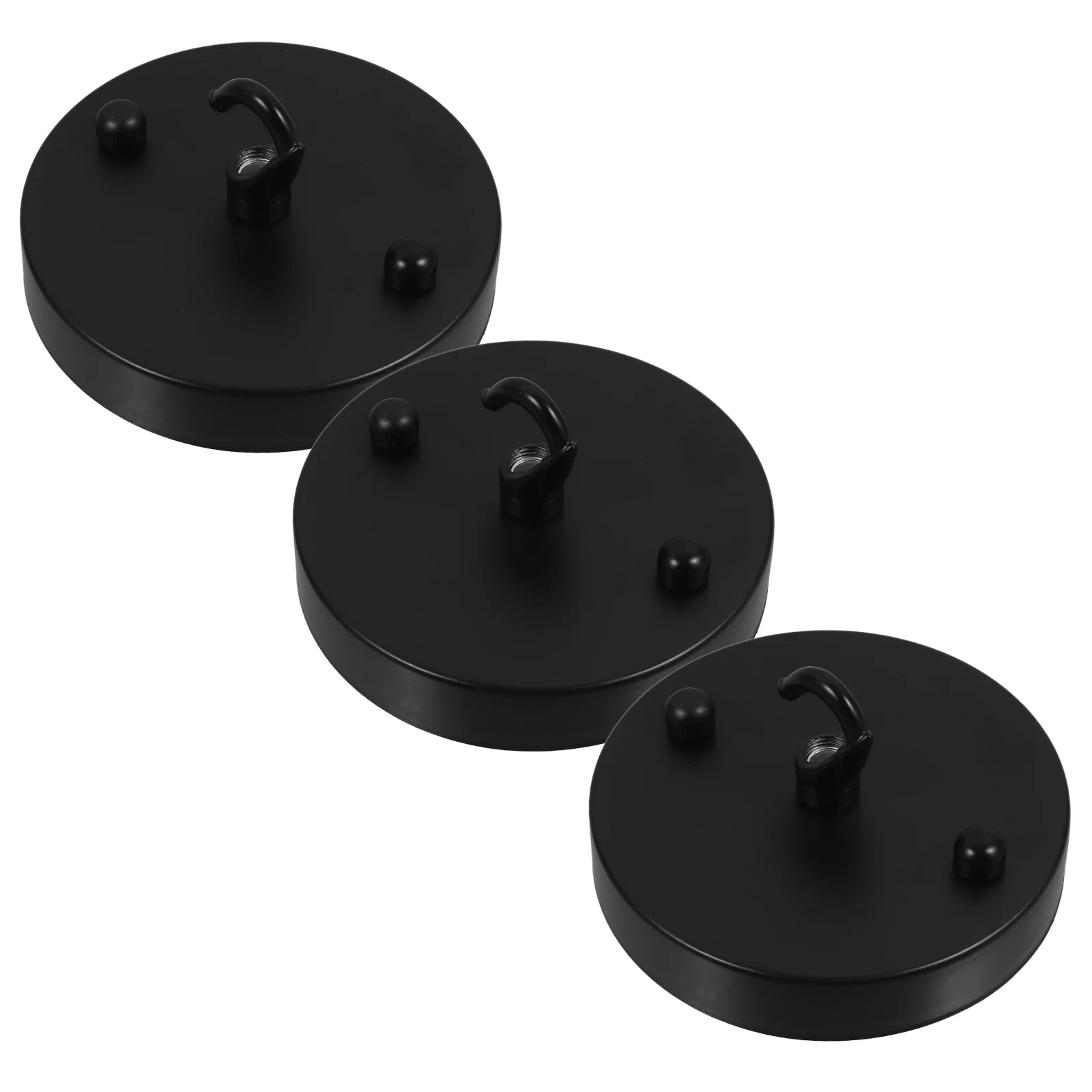 

3pcs Chandelier Ceiling Cover Plate Iron Canopy Kit For Fixture Pendant Light Parts Strong Load-Bearing Capacity Easy Install
