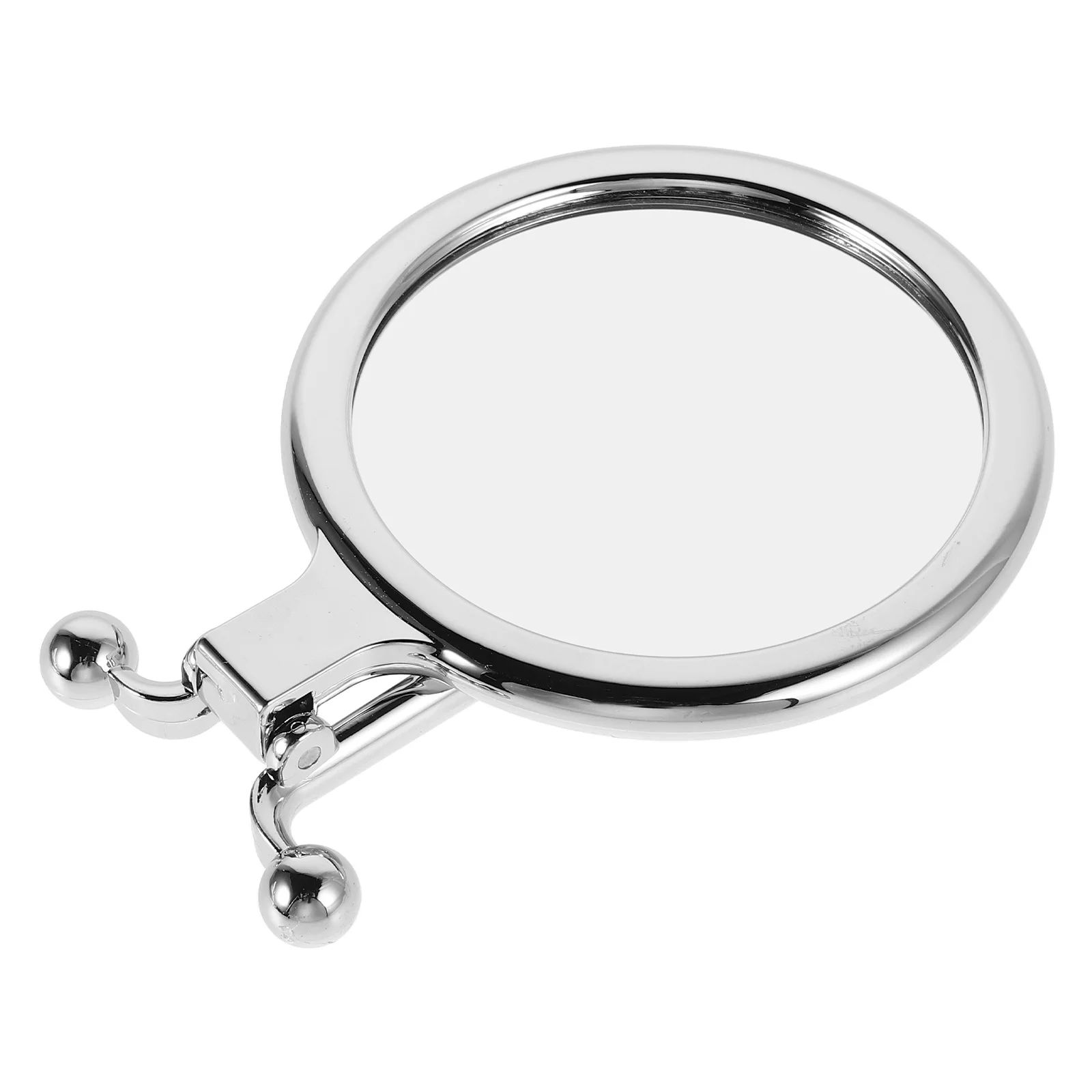 5x vergrößerter doppelseitiger Make-up-Spiegel, kleiner grüner, faltbarer, kompakter, tragbarer Reise-Kosmetik-Rasierspiegel