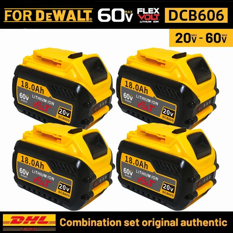

For DeWalt battery,60V 20V 9AH DCB609 large capacity rechargeable lithium-ion battery, 18000mAh dewalt power tool backup battery