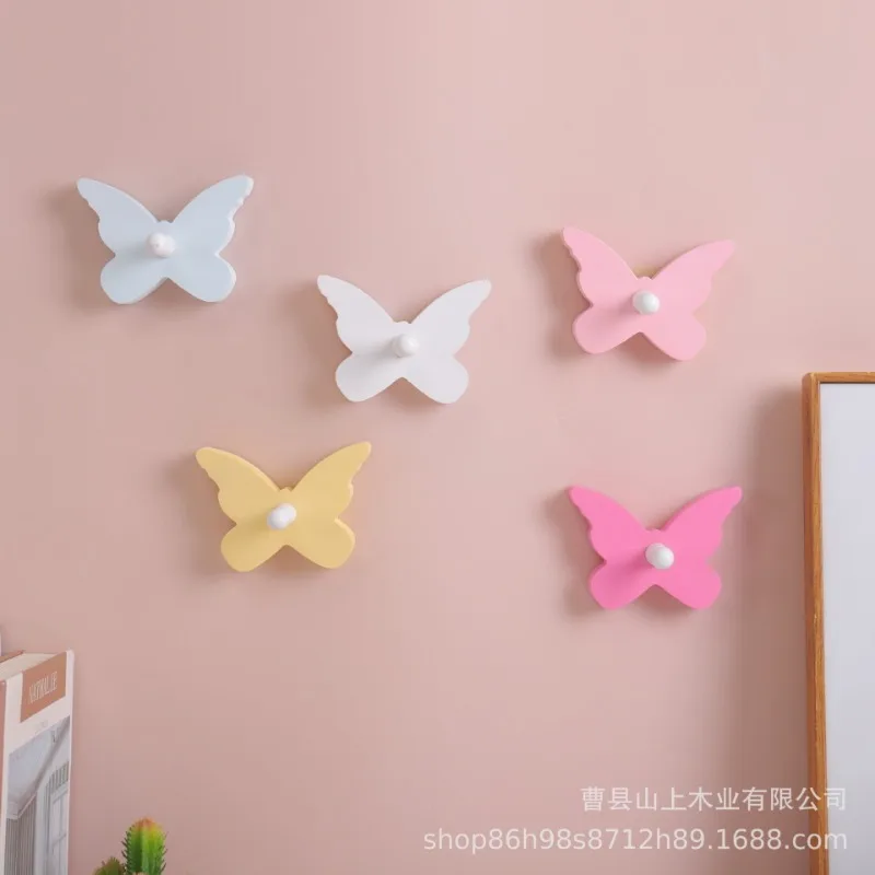 

Minimalist Fresh Butterfly Hook, Girlish Heart, Bedroom Wall Decoration, Entrance Door Key