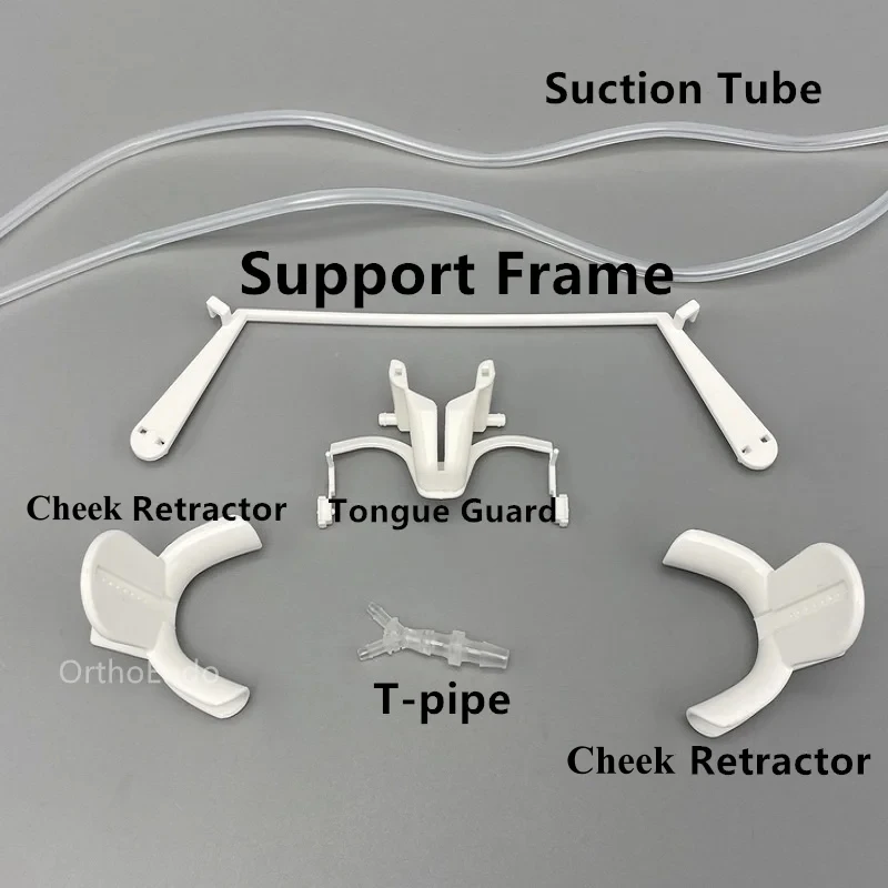 تقويم الأسنان نولا شفة الخد تركيب ضام ، نظام المجال الجاف فتاحة الفم ، أجزاء شفط اللعاب ، أداة أسنان