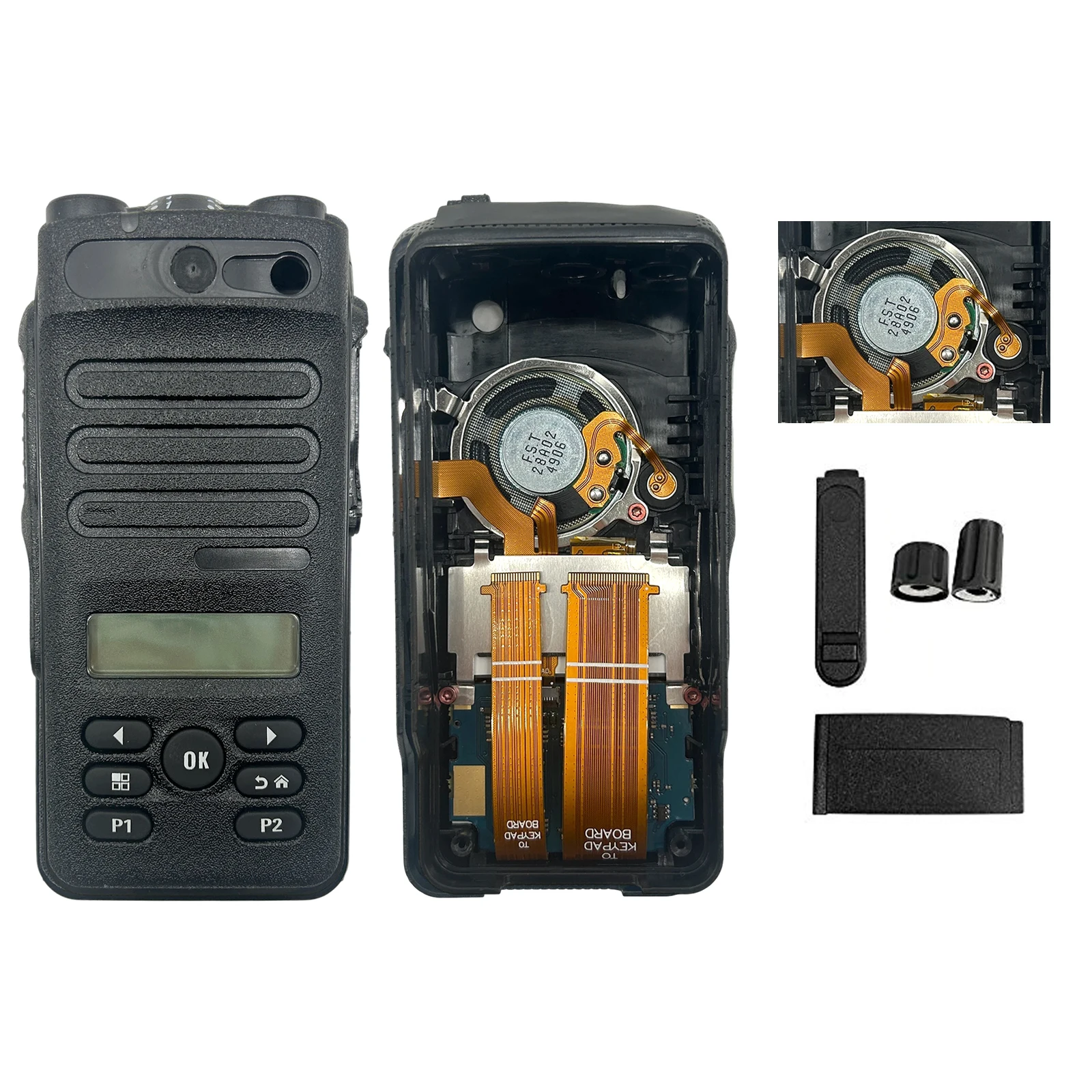 

PMLN7271 Walkie Talkie Replacement Repair Housing Kit (Complete with LCD& Keypad Keyboard) For XPR3500e Two Way Radios