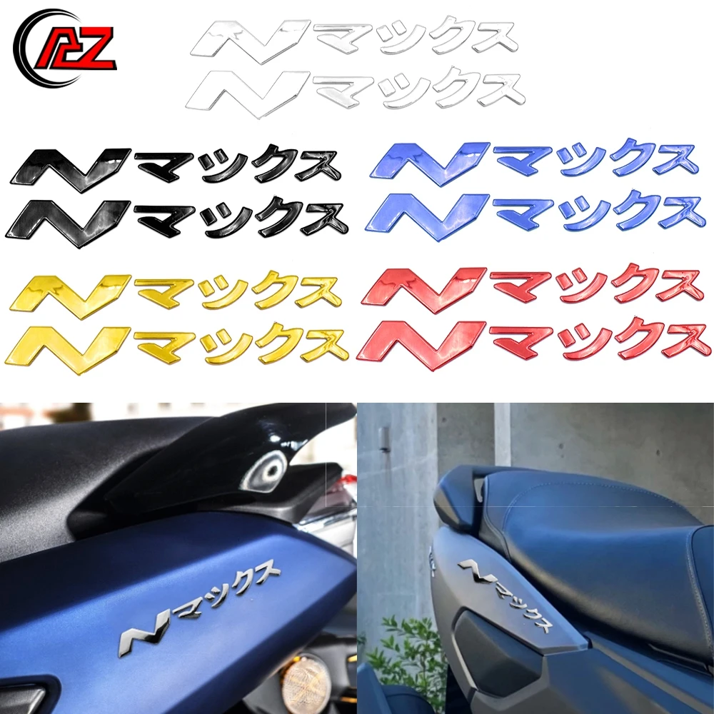 

For Yamaha NMAX 155 N-MAX NMAX155 125 150 Motorcycle 3D Tank Emblem Stickers Waterproof Logo Decals Japanese N-MAX