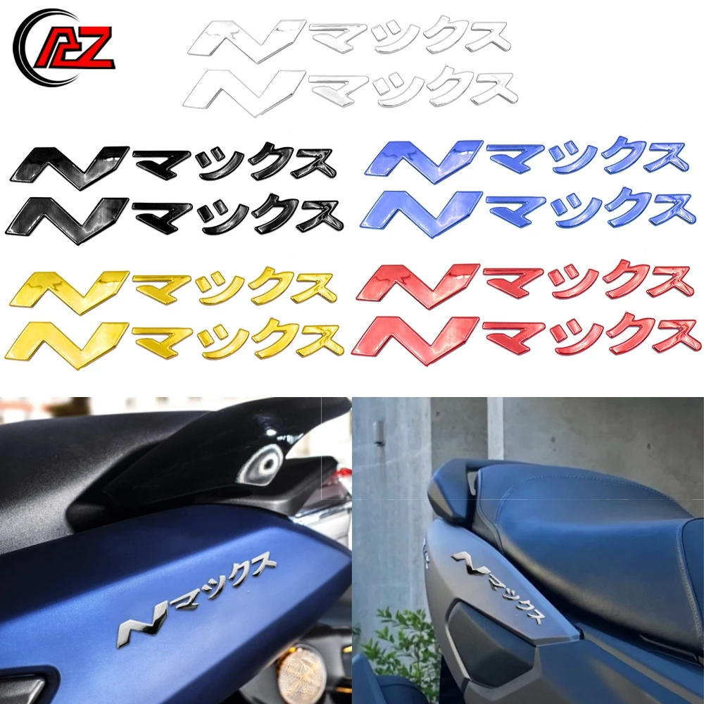 For Yamaha NMAX 155 N-MAX NMAX155 125 150 Motorcycle 3D Tank Emblem Stickers Waterproof Logo Decals Japanese N-MAX