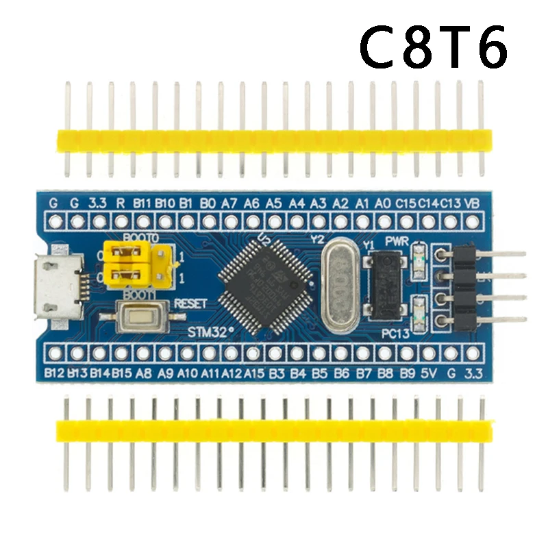 ST-Link STM32F103C8T6 STM32F103C6T6 ST-Link V2 Mini STM8 STM32 Simulator Download Programmer Programming With Cover DuPont Cable