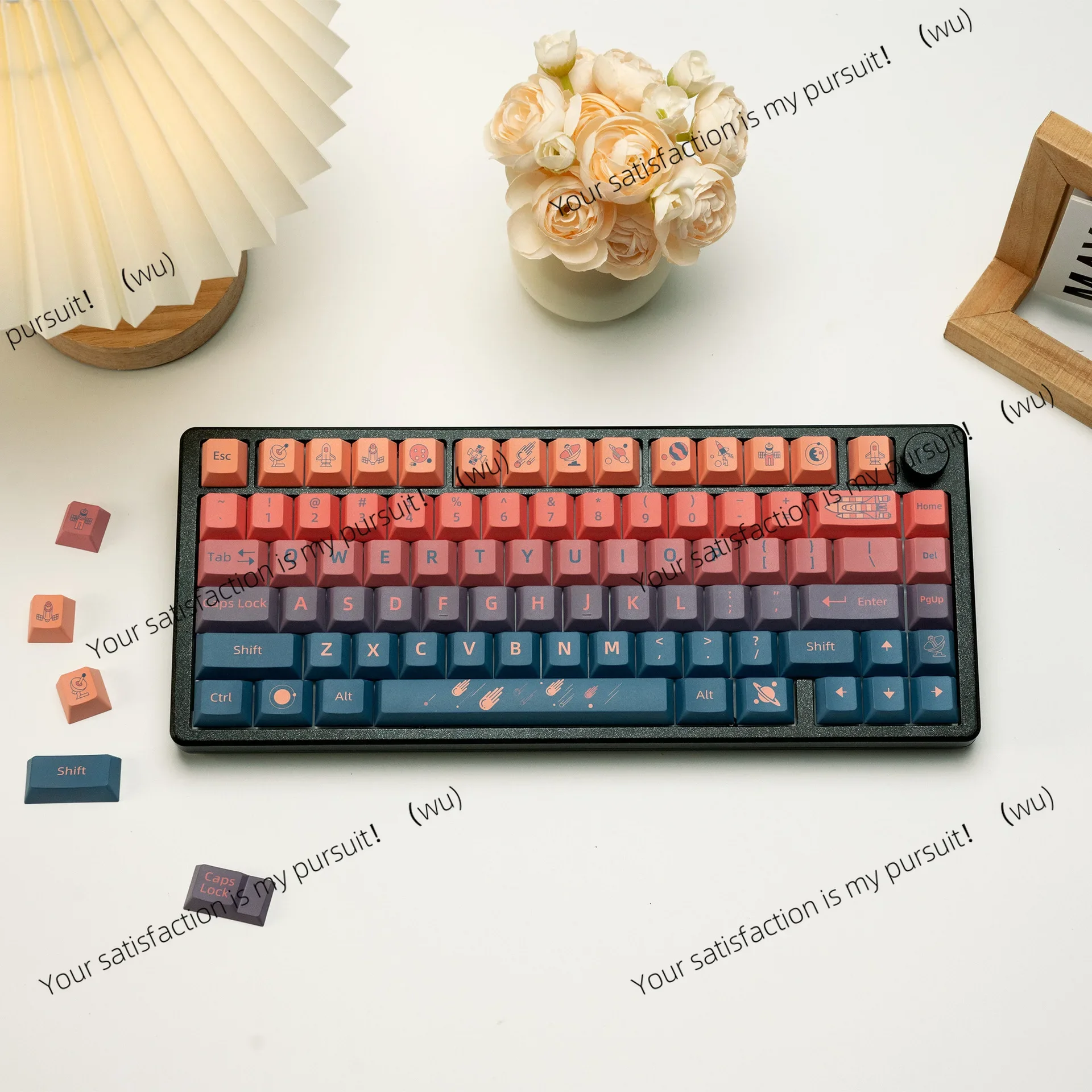 Five-sided sublimation, height PBT keycap 134 keys