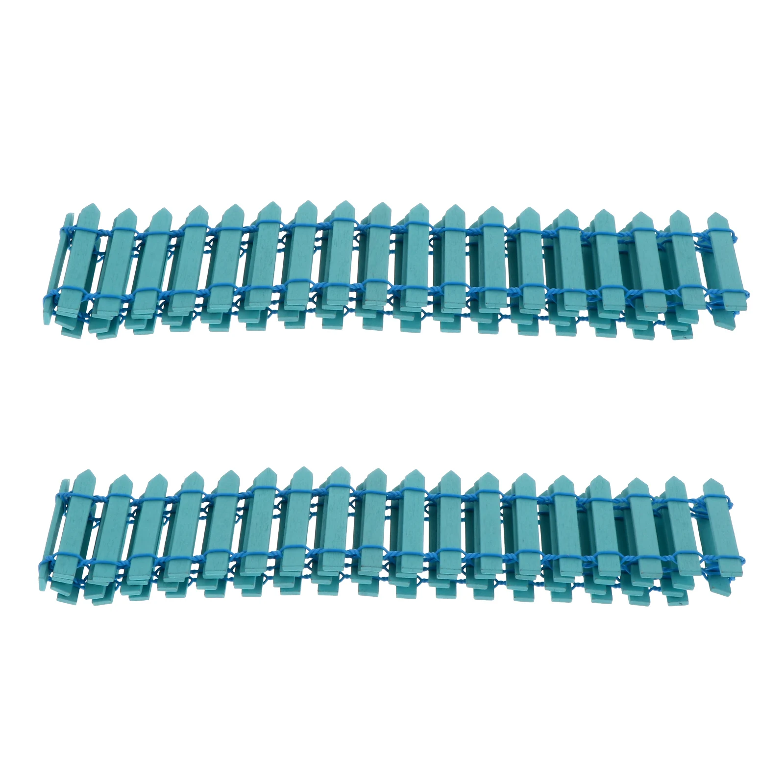 

2pcs Mini Wood Fence For Fairy Garden Decorative Landscaping Ornament Picket Handmade Miniature Fences Garden Courtyard Hotel