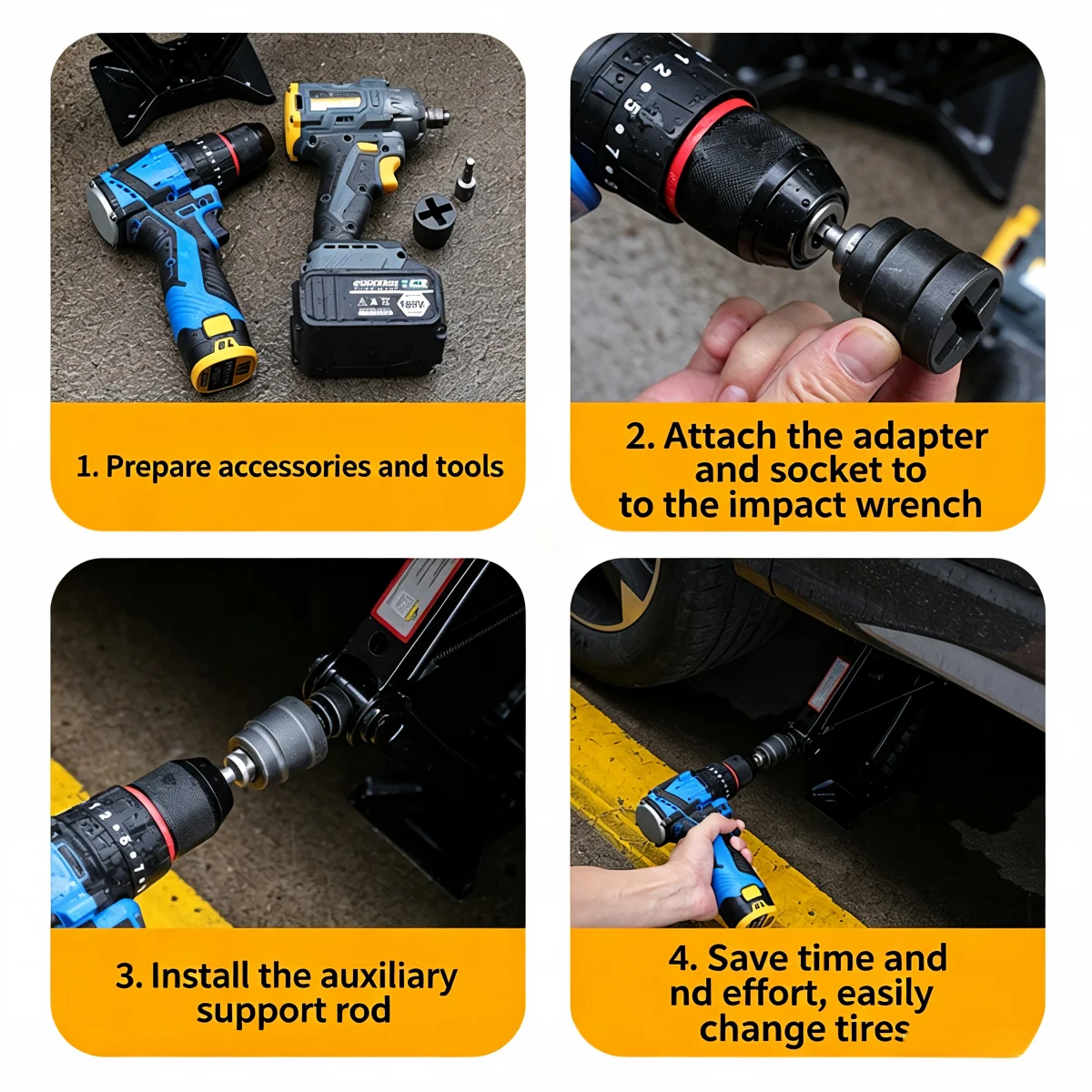 Scissor Jack Adapter Socket Un - đánh giá và giá Car Jack
