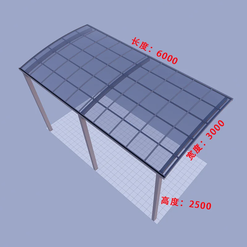 مظلة خارجية من سبائك الألومنيوم ، حديقة شرفة منزل فيلا ، مظلة شمسية حديثة مخصصة لوقوف السيارات ، عريشة فناء ، مرآب المظلة