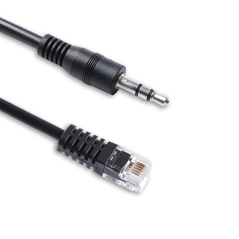 For Fanatec Handbrake 3.5mm Stereo Jack to RJ12 Cable for Connecting Clubsport Wheel Bases/Racing Wheels