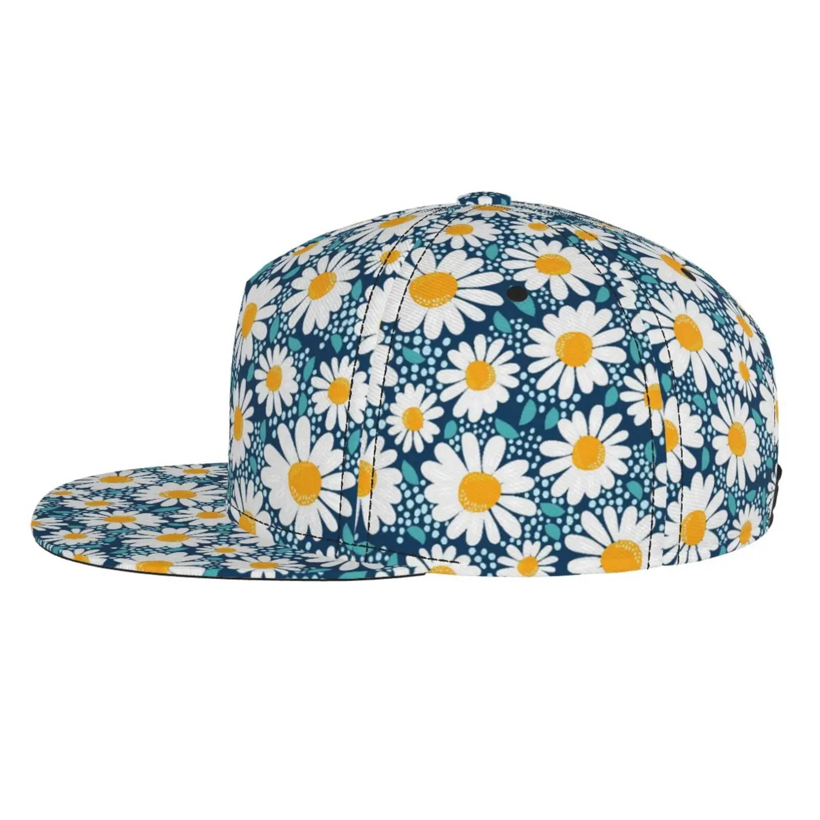 Daisy Floral Baseball Caps for Women Cute Daisy Fashion Trucker Hat Ladies Casual Adjustable Hat