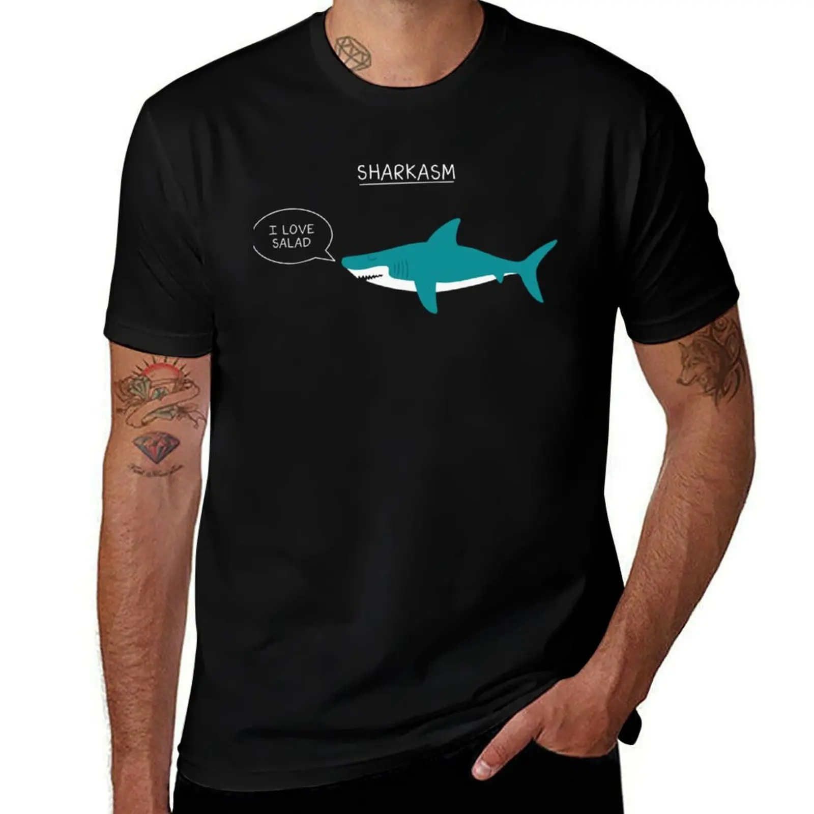 

Sharkasm T-Shirt Work Utility Casual Tee Shirt