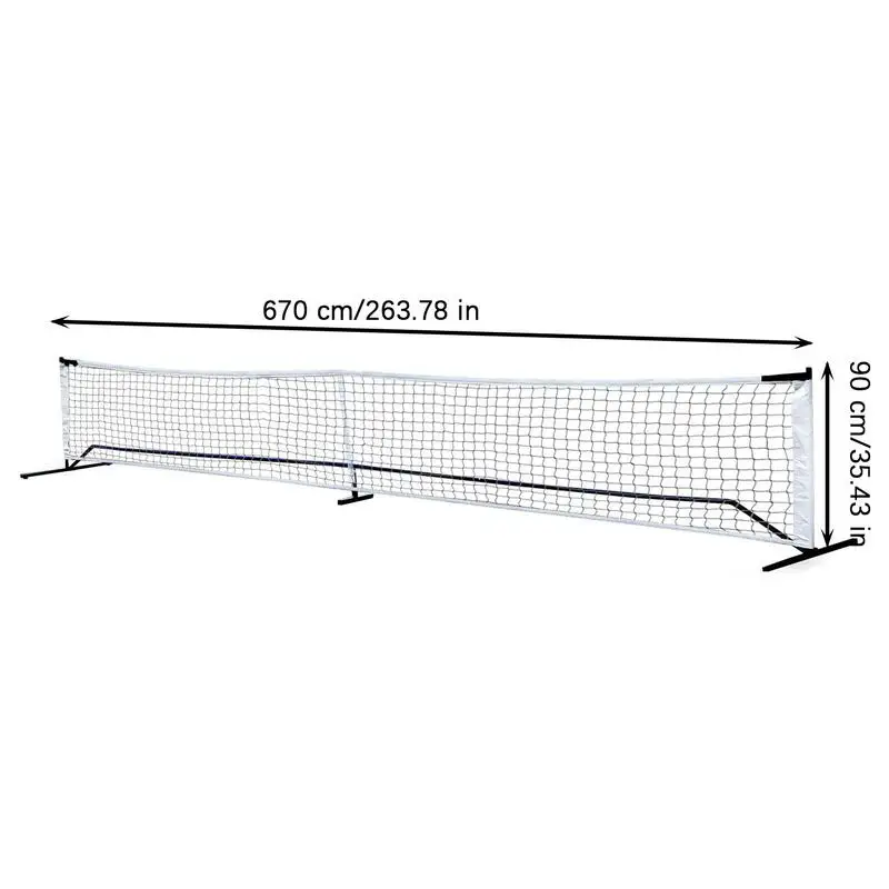 شبكة تدريب كرات المخلل الرياضية الخارجية بحجم قياسي، مناسبة رياضية محمولة للياقة البدنية والكرة الطائرة، رياضية متعددة الوظائف جيدة