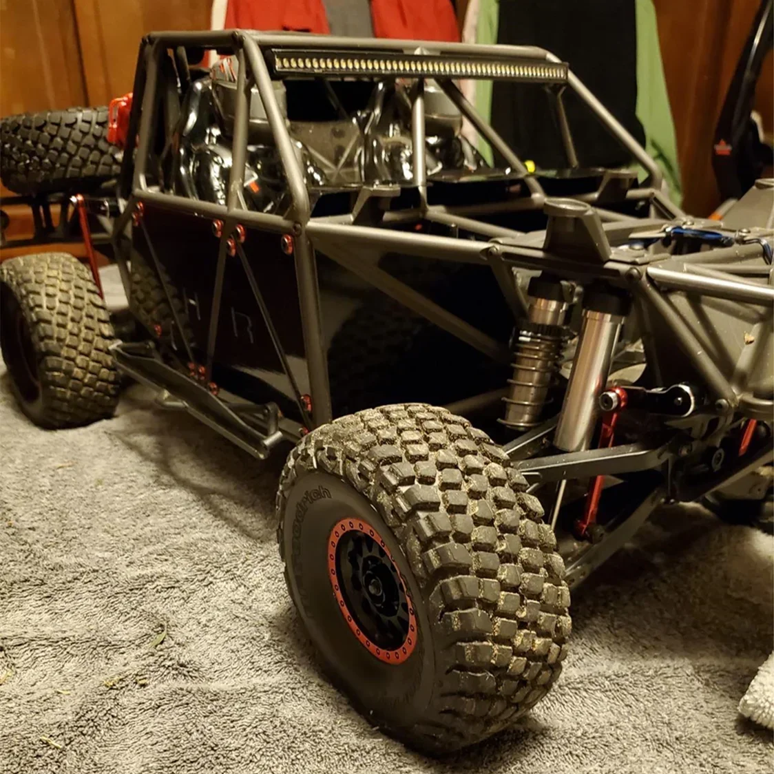 Traxxas UDR용 금속 전면 후면 스웨이 바 세트, 향상된 핸들링 및 안정성을 위한 안티롤 안정기 키트, RC 업그레이드 부품 썸네일 6