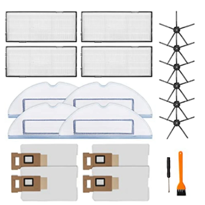 Accessory Set For Xiaomi Roborock S7 T7 T7S T7 Plus T7S Plus Robot Vacuum Cleaner Spare Parts Side Brushes Hepa Filter
