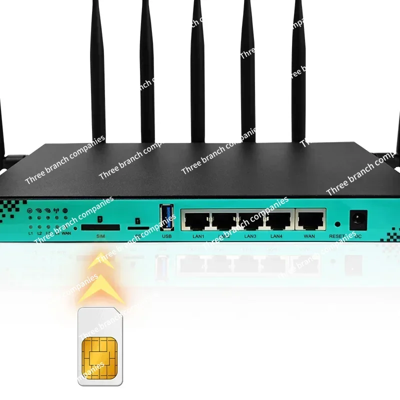 Gigabit Enterprise Dual Band Zbt WG1608 5G Mobile Modem Wireless Router mit SIM-Karte