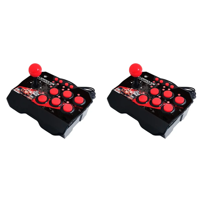 

【2025 НОВИНКА】2X для Switch 4-в-1 игровой джойстик с USB-кабелем игровая консоль рокер аркадная станция для Nintendo Switch Android TV