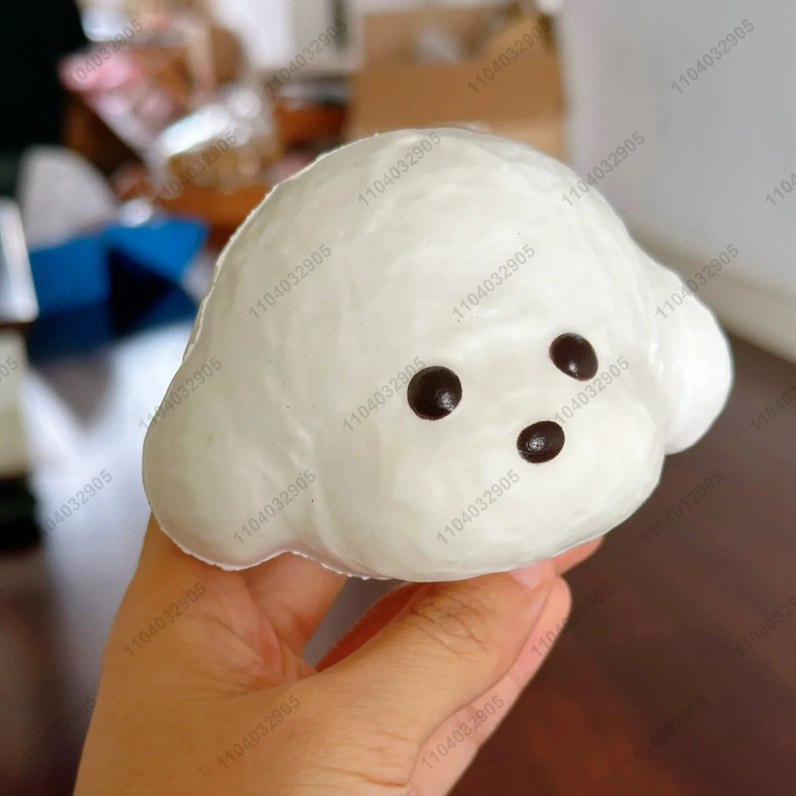 Teddy Poodle Puppy Slow Rising Squishy Teddy Dog Slow Rebound Squeeze Toy Animal Squishy Relieve Stress Hand Relax Toy Gift