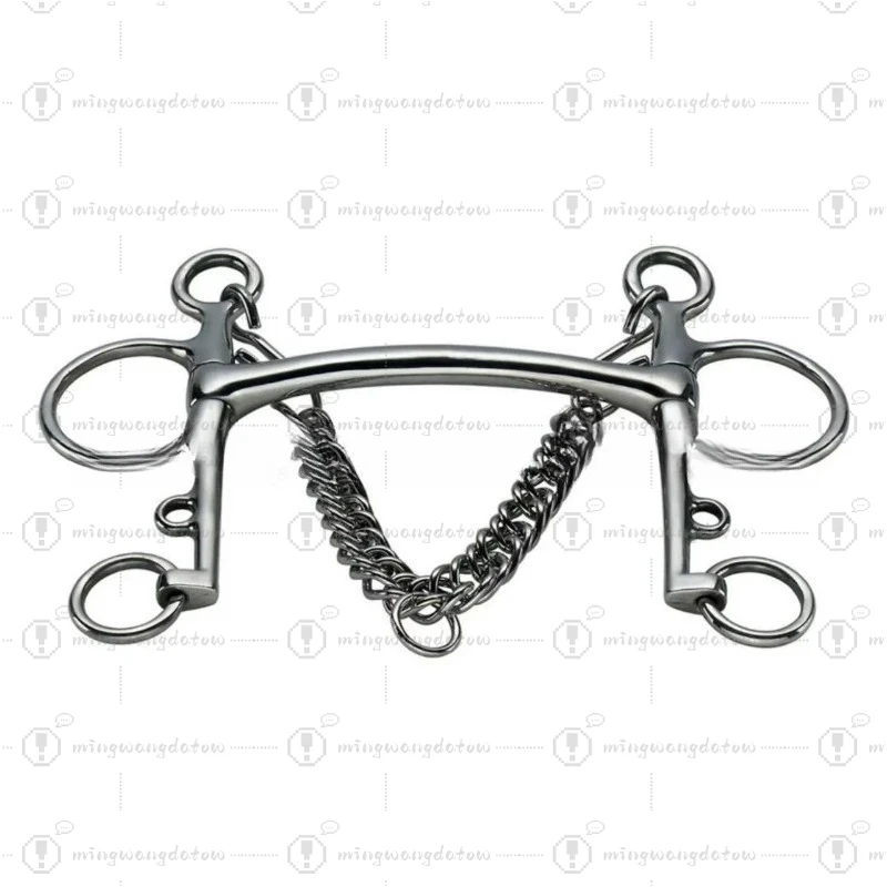 Professional 304 Stainless Steel Horse Bit, Simple Equestrian Tack Accessory