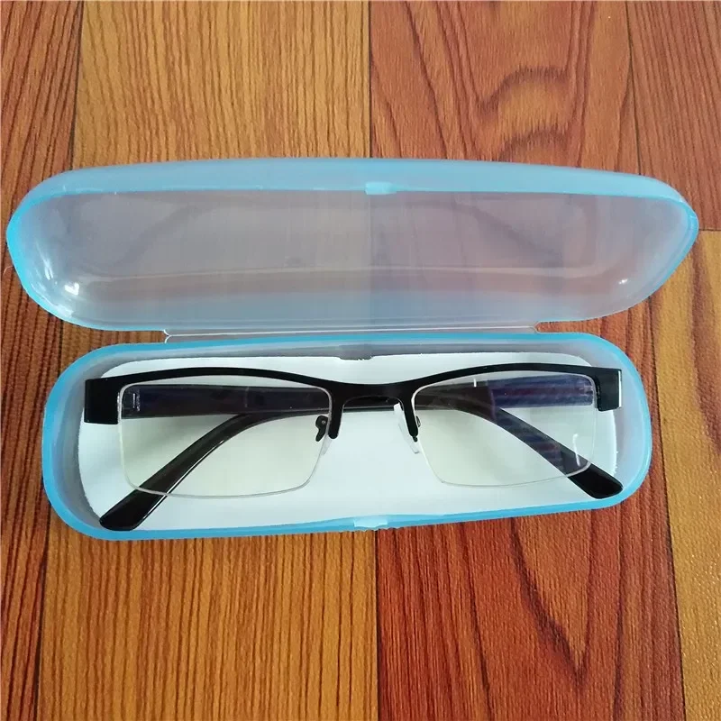 حافظة نظارات بلاستيكية شفافة صندوق نظارات حقيبة الرجال النساء النظارات حماية حالات نظارات القراءة حافظة نظارات الملحقات #1