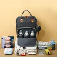 USB momie sac sac à couches soins de bébé grande capacité maman sac à dos momie maternité sac humide étanche bébé enceinte sac à couches 6