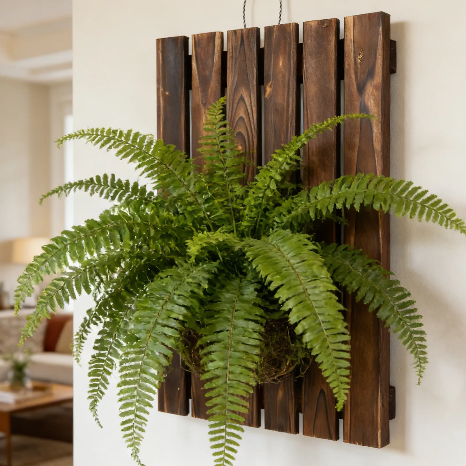 حامل نباتات خشبي معلق للجدران  - مراجعة Vertical Wall Planter وسعره