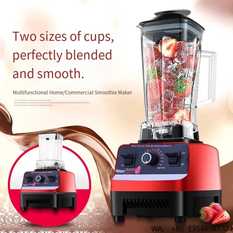Multi-Function Wall Breaking Machine Juicer 6-blade Knife European British Standard Double Cup 2-In-1 Crushed Household Blenders