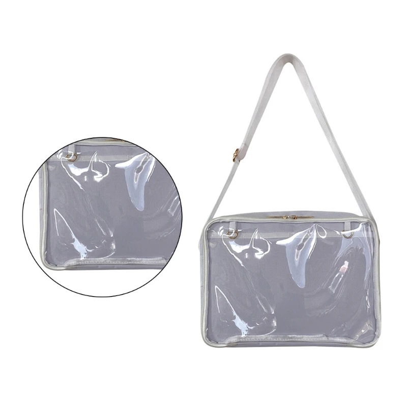 Crossbody Shoulder Bags Uniform Bag Ita Bag Clear Schoolbag for Girl