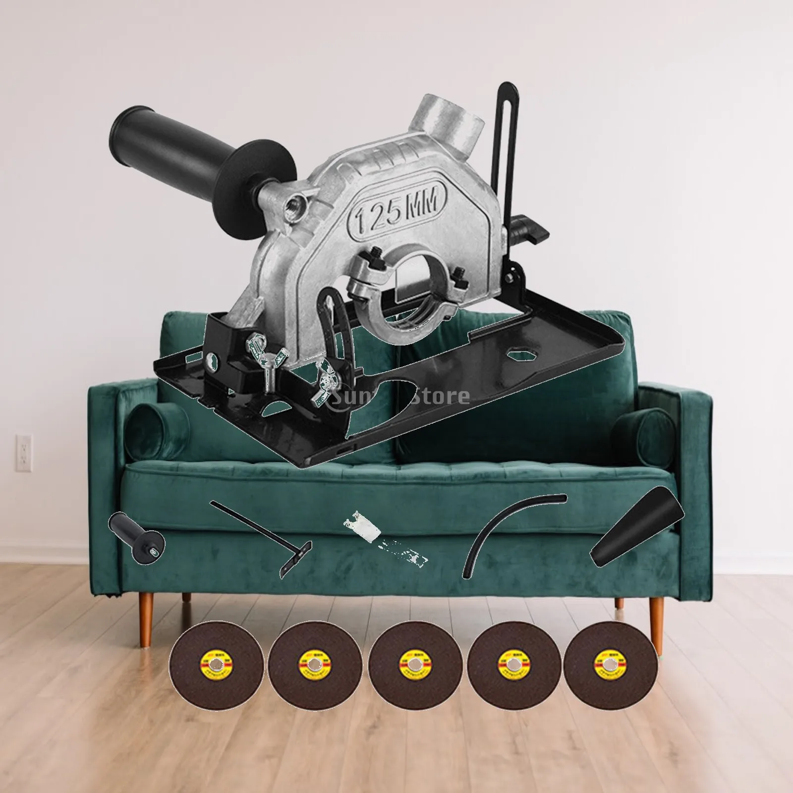 Angle Grinder Cutting Machine Universal Bracket Thickened Base for Stable Grinding and Bevel Angle Tasks