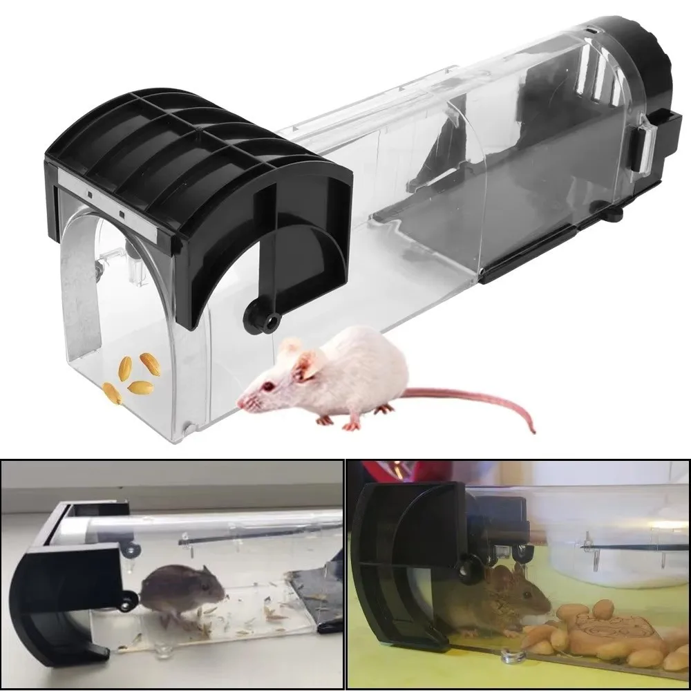 

Firm Construction Rodent Catcher Effective Durable Automatic Lock Rat Trap Continuous Rat Cage Household Pest Control