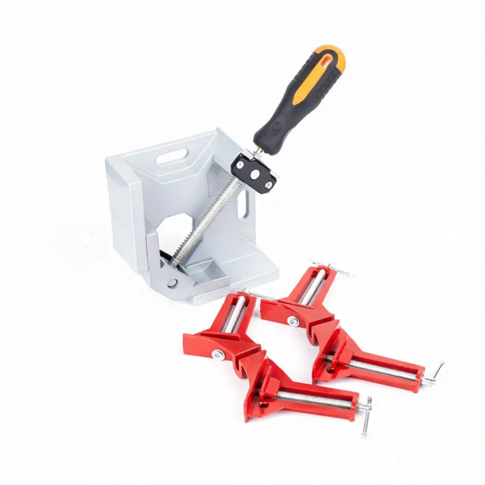 High Precision 90 Degree Right Angle Clamp Aluminum Alloy Corner Fixture For Woodworking Framing Aquarium Assembly