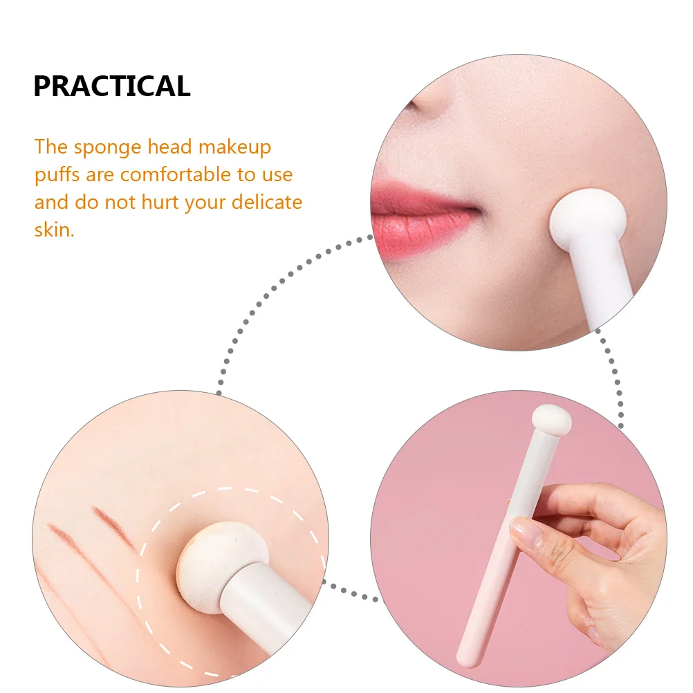 

4 Pcs Latex Makeup Sponge Powder for Face Travel Applicator H Ergonomic Comfort Women Home Salon Body Powder Foundation
