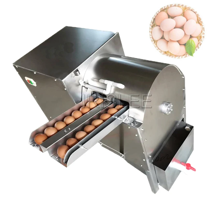 

Eggs Cleaner Poultry Eggs Cleaning Machine Double Row Salted Duck Egg Washing Machine