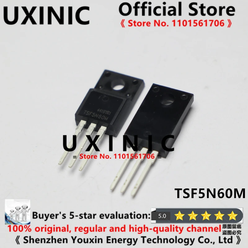 UXINIC 100% New Imported OriginaI   TSF5N60M 5N60  2A 4.5A 8A 600V MOS FET