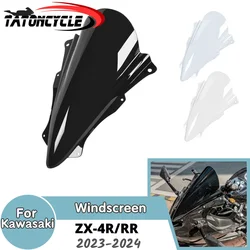 For Ninja ZX-4RR ZX-4R Windscreen Windshield for Kawasaki ZX 4R 4RR 2023 2024 ZX4R ZX4RR Motorcycle Flyscreen Wind Deflector