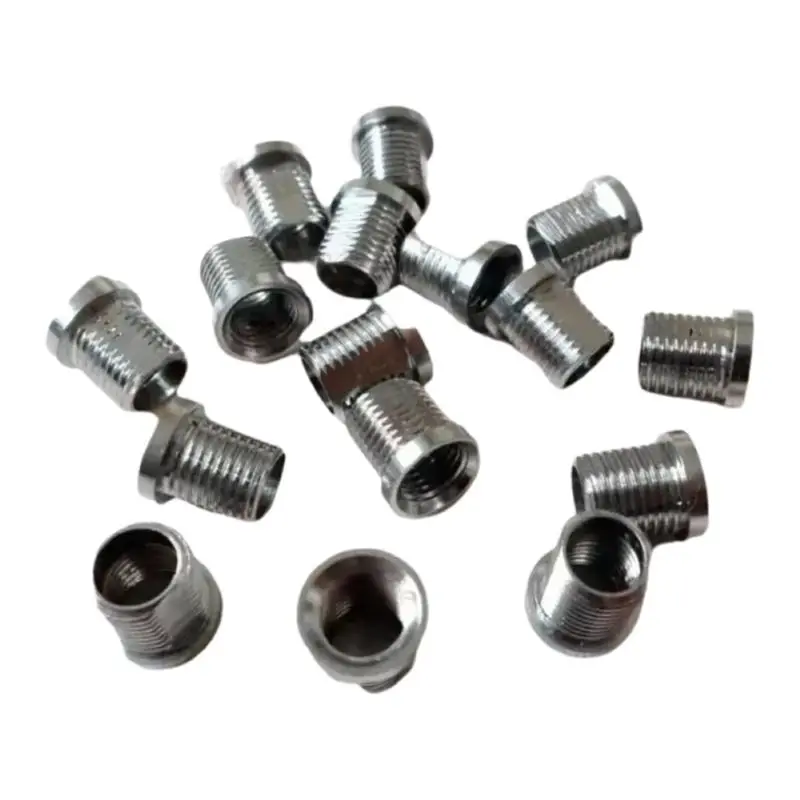 M8 to M10 Converter Conversion Nut M8 to M10 Nut Adapter Hollow Rod LED Desk Lamp Flexible Hose Connector Fitting Copper Parts