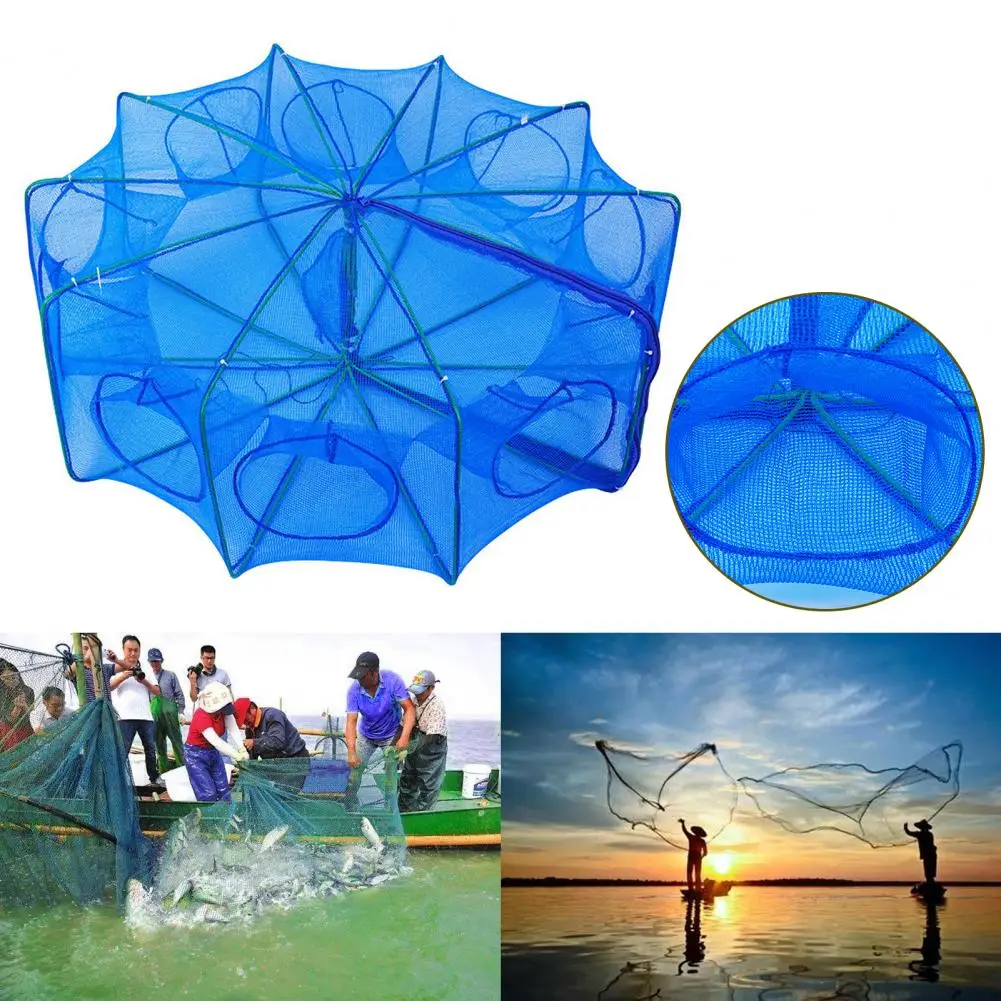 

Foldable Shrimp Net Hexagon Fishing Trap Versatile Foldable Fishing Trap Net Catch Minnow Crayfish Shrimp with This Collapsible