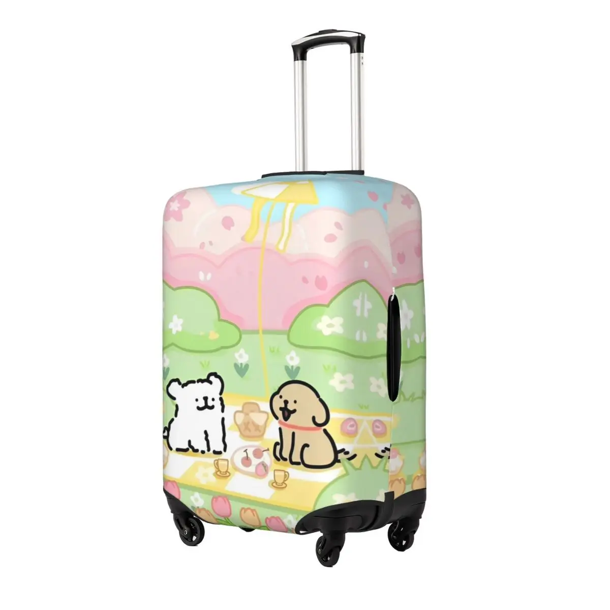 MINISO Maltese Suitcase Cover Flight Travel Practical Luggage Case Protector